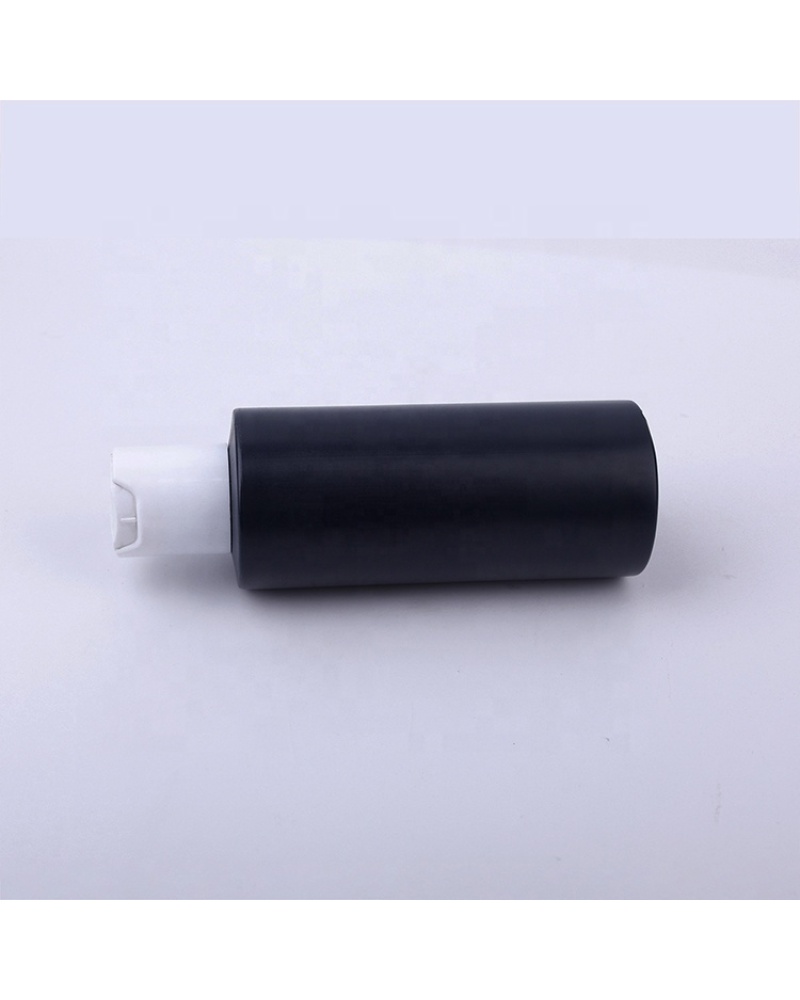 Circular Flip Cap Shampoo Bottle Empty 250ml Plastic Pump Bottle with Screw Cap
