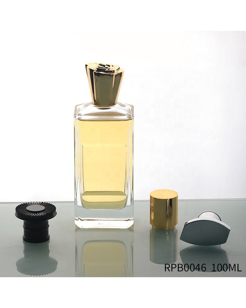 100ml Empty Long Perfume Oil Bottles Arabic Perfume Bottle Rectangle