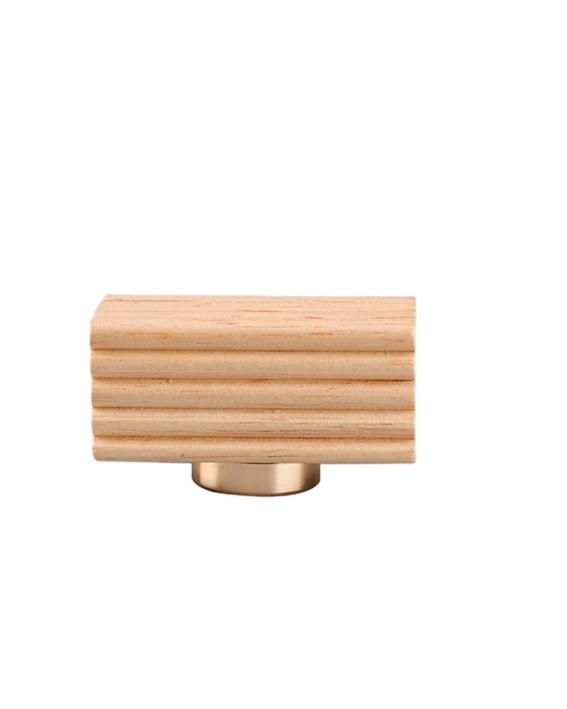 Hot Sale Recyclable 15mm Bottle wooden Lid High-end Luxury Perfume Cap with Waving Pattern