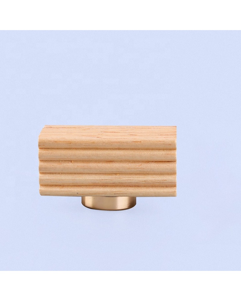 Hot Sale Recyclable 15mm Bottle wooden Lid High-end Luxury Perfume Cap with Waving Pattern