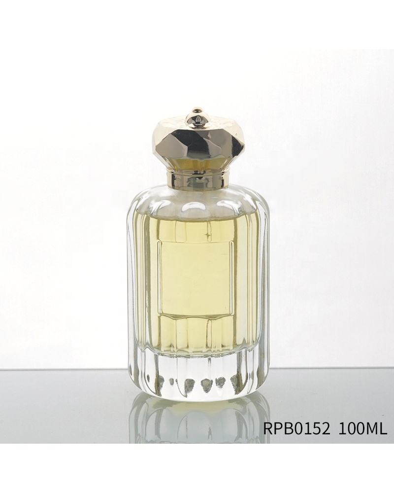 Customize High Quality Empty Beautiful Arabic Perfumes Metal Spray Bottle Glass 100 ml