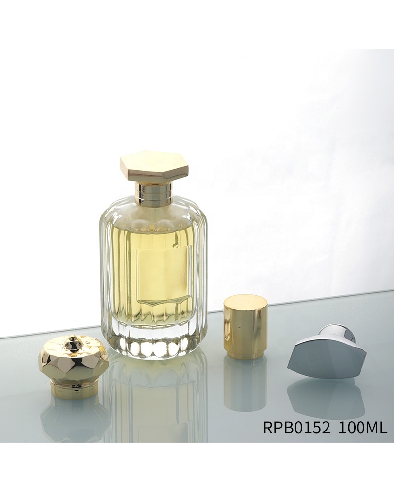 Customize High Quality Empty Beautiful Arabic Perfumes Metal Spray Bottle Glass 100 ml
