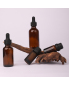 30ml 60ml Cylinder Essential Oil Bottle Amber Glass Dropper Round boston Essential Oil Bottle Bottle