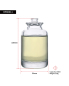 Luxury 100ml 50ml Transparent Empty Round Shaped Glass Sprayer Perfume Bottle with Ball Cap