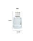 Perfume Sub-bottling 30ml 50ml Striped Portable Spray Cosmetic Luxury Empty Perfume Bottle