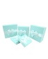 Light Blue Ribbon Skin Care Cosmetic Makeup Gift Beauty Luxury Box Custom Box Packaging Paper