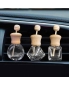 High Quality Glass Dashboard Air Freshener Fragrance Empty Car Perfume Bottle Diffuser
