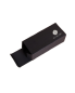 Paper Packaging Cosmetic Boxes Square Box Black with White Logo