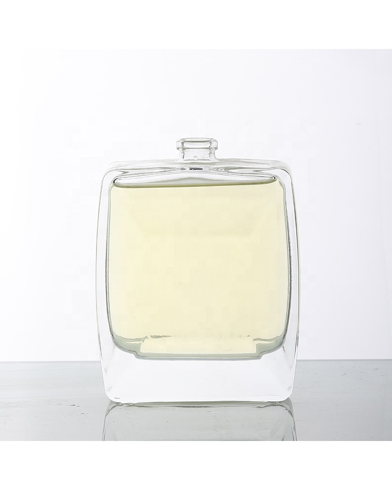 Thick Bottom Empty Square Perfume Bottle Custom Logo Arabian Perfume Oil Bottles