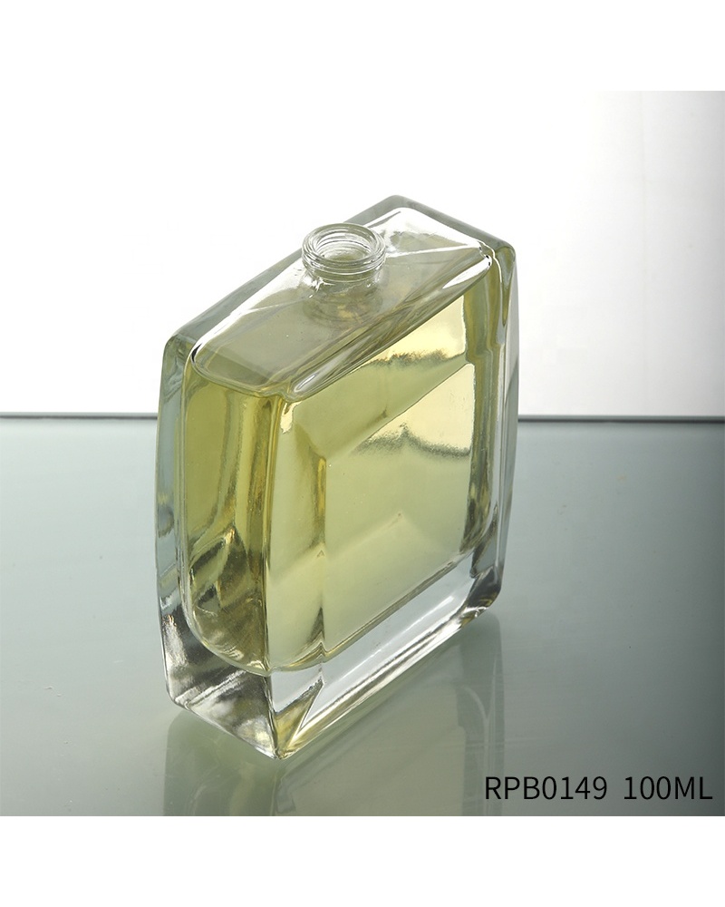 Thick Bottom Empty Square Perfume Bottle Custom Logo Arabian Perfume Oil Bottles