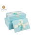 Elegant Wedding Door Gift Green Box Packing Large Paper Boxes with Ribbon Bow