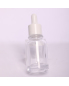 1oz Transparent Boston Bottle Essential Oil Glass Dropper Bottles 30ml Wholesale