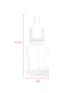 1oz Transparent Boston Bottle Essential Oil Glass Dropper Bottles 30ml Wholesale