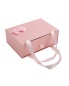 Flower Cosmetics Perfume Bottle Boxes Women Romantic Packaging Paper Gift Drawer Box with Ribbon