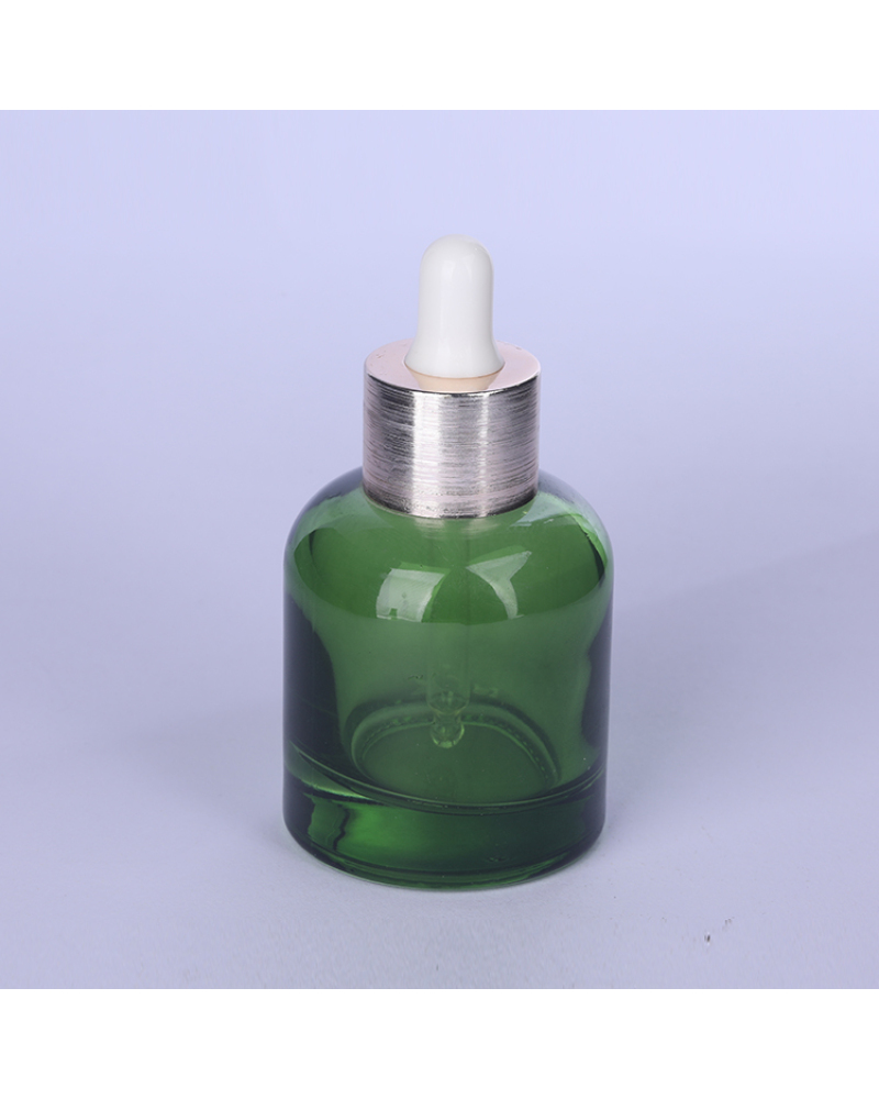 Customize Essential Oil Face Skincare 50ml Cosmetic Serum Glass Bottle With Dropper