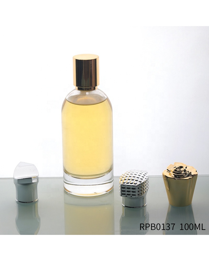 Beautiful Empty Perfumes Bottles Custom Glass Transparent Perfume Bottle