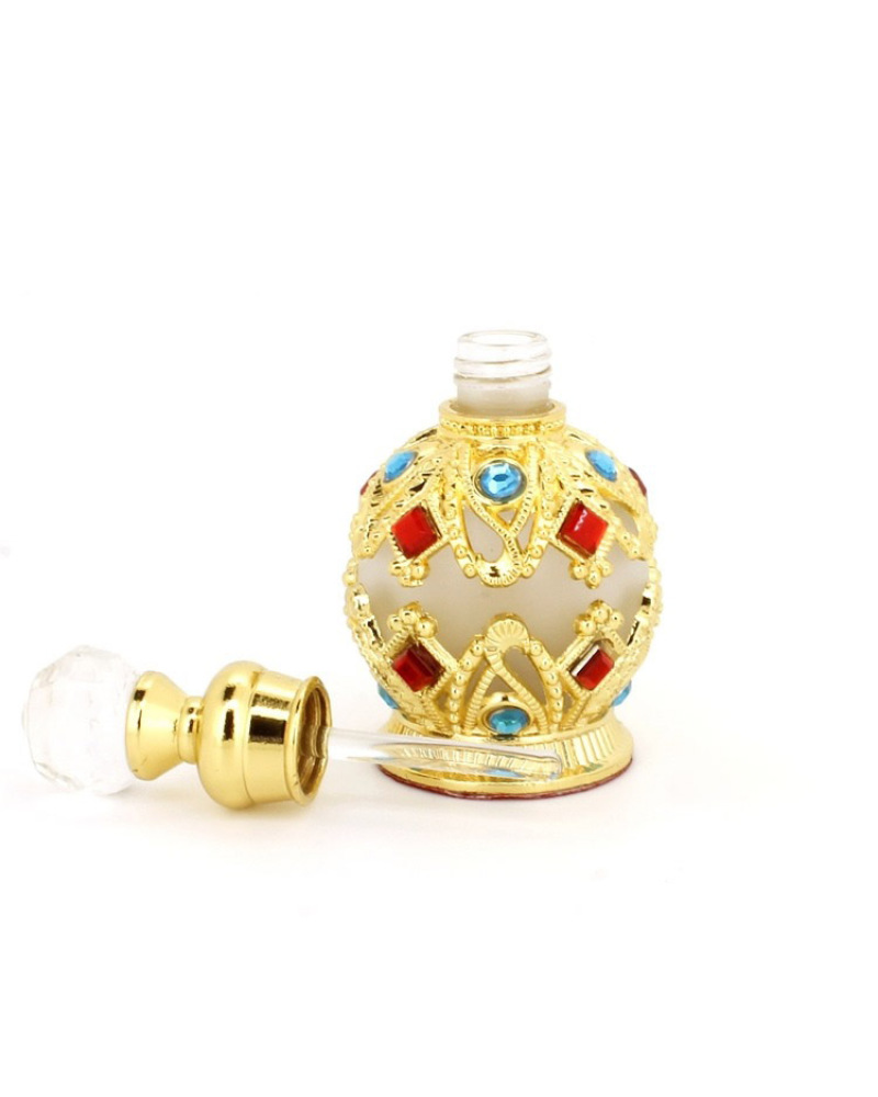 Arabic Oil Dropper Bottle 15ml Round Stock Perfume Bottle