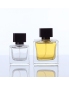 Transparent Spray Empty Square Glass Bottle Brand 50ml 100ml Cube Perfume Bottle with Pump Cap