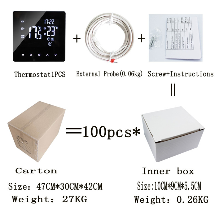 Electrical Home Heater Termostat Digital Room Thermostat Temperature Controller Raumthermostat LCD Display Thermoregulator