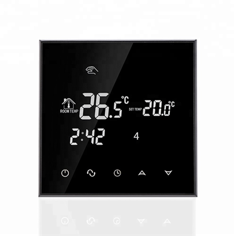 Factory supply VA LCD display touch programmable heating room thermostat