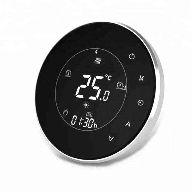 Round type voice control app wifi room thermostat THP6000