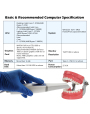 3D Intraoral Scanner with AI Function, Cloud Share Digital Dental Scanner for Orthodontics & Restoration