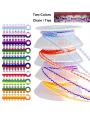 Dental Materials Orthodontic Equipment Mixed Color Rubber Band Ligature Tie
