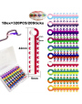 Dental Materials Orthodontic Equipment Mixed Color Rubber Band Ligature Tie