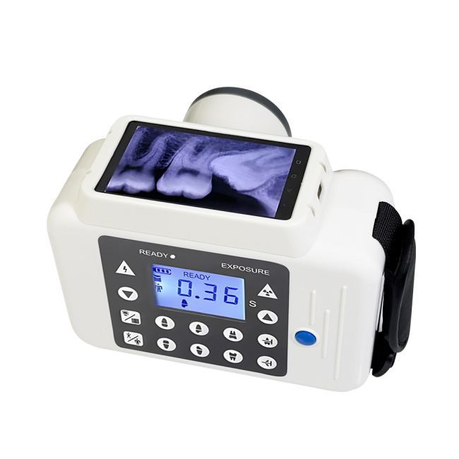 Portable dental X-ray all-in-one machine with touch screen and sensor
