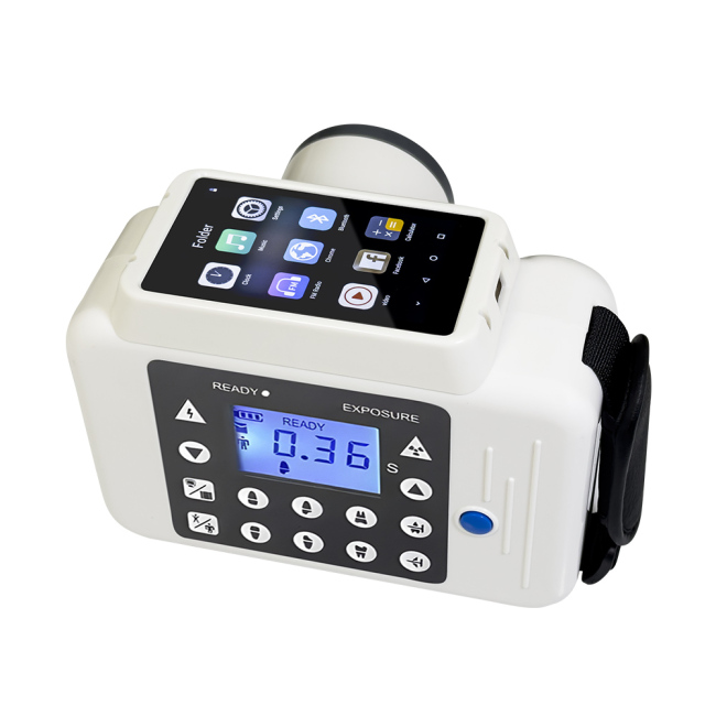 Portable dental X-ray all-in-one machine with touch screen and sensor