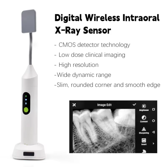 Wireless WIFI USB Dental X-Ray Sensor With Portable Dental X Ray Machine Digital Dental Radiography System For Clinic