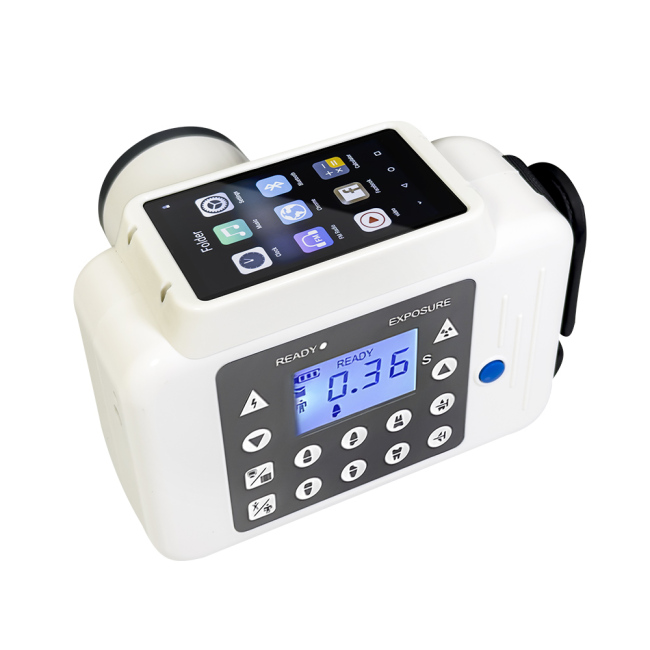 Portable dental X-ray all-in-one machine with touch screen and sensor