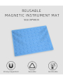 Operation Instrument Holding Pad, Silicone Magnetic Mat for Secure & Anti-Slip Fixation of Surgical Tools