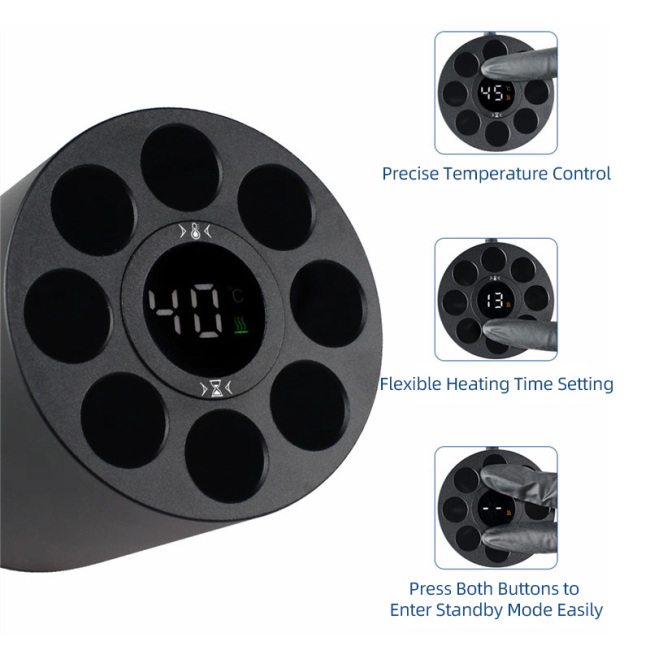 Riscaldatore professionale per composito dentale, riscaldatore per resina con temperatura regolabile e display digitale per dentisti