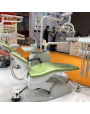 Precio barato de la silla dental para la unidad dental de cuero de la PU con los brazos largos