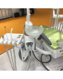Precio barato de la silla dental para la unidad dental de cuero de la PU con los brazos largos