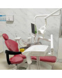Precio barato de la silla dental para la unidad dental de cuero de la PU con los brazos largos