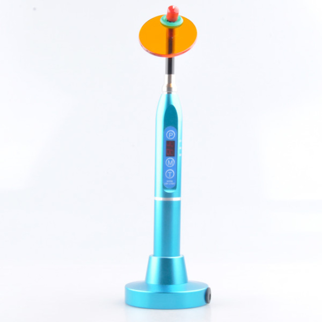 Aleación de aluminio de colores sin hilos de curado led de luz dental