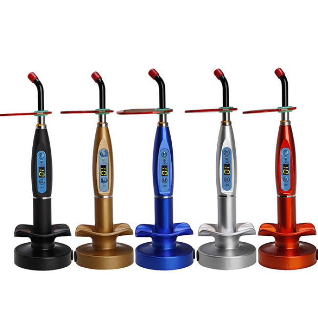 Dientes led inalámbricos de moda que curan la luz