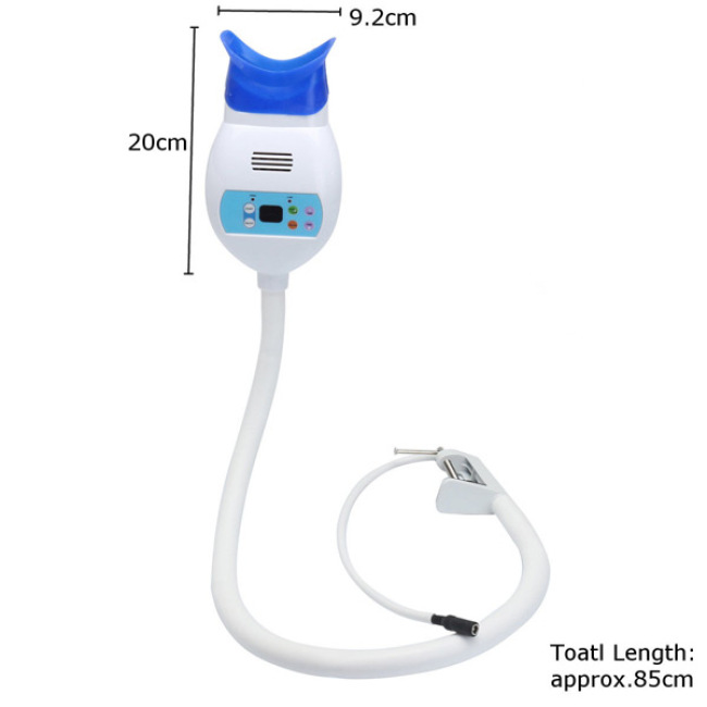 Tipo de clip de blanqueamiento de dientes de luz fría Lámpara led azul