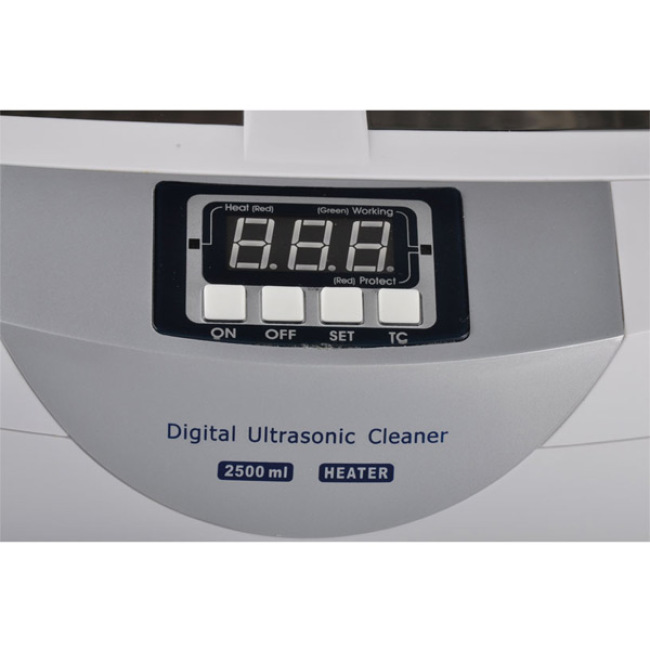 Máquina de limpieza por ultrasonidos dental con tanque de acero inoxidable 2.5L