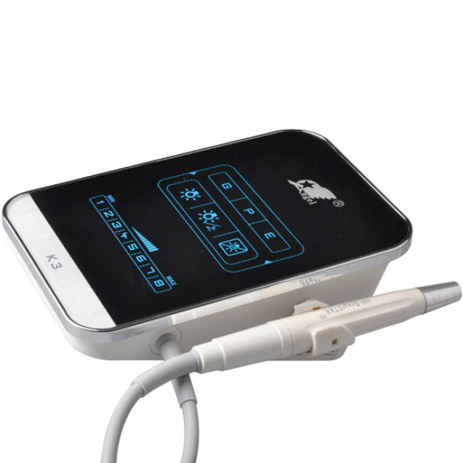 Escalador ultrasónico lcd de equipo dental digital de pantalla táctil