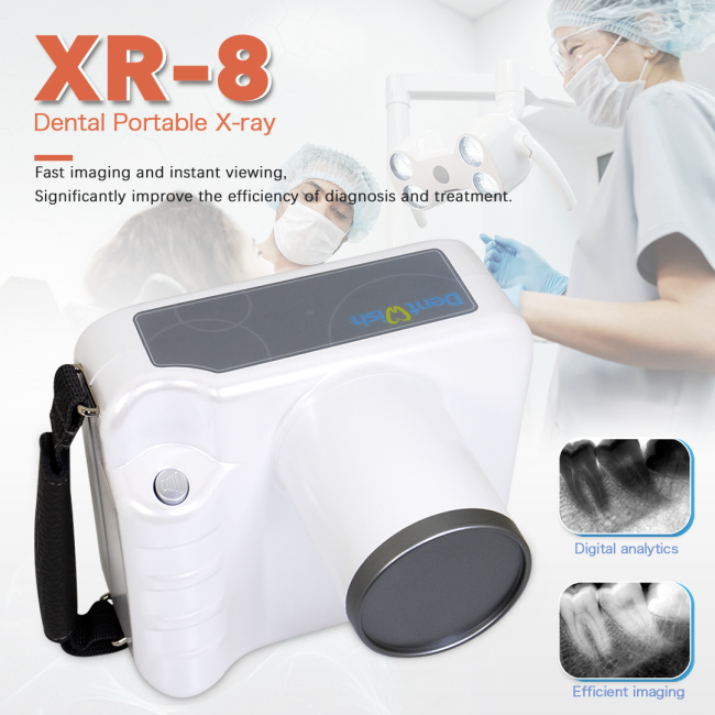 Smallest portable dental X-ray machine XR-8 color LCD screen