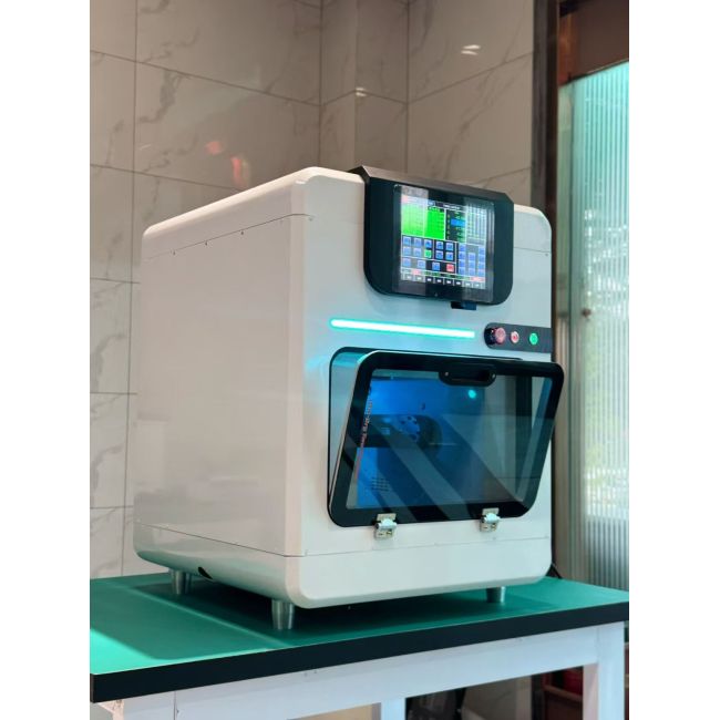 5-Achs-Trocken- und Nassfräsmaschine für die Zahnmedizin, hochpräzise und beliebte Ausrüstung für Zirkonoxid-, PMMA- und PEEK-Restaurationen