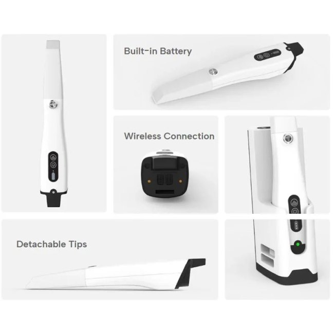 Tragbarer PANDA P4 Intraoralscanner, 1 Stunde Schnellladung, 2 Stunden kontinuierliches Scannen, digitales Dentalgerät