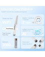 Wireless Portable Run_yes 3DS V6 AI Intraoral Scanner, WiFi Connection 25mm Depth Digital Dental Equipment