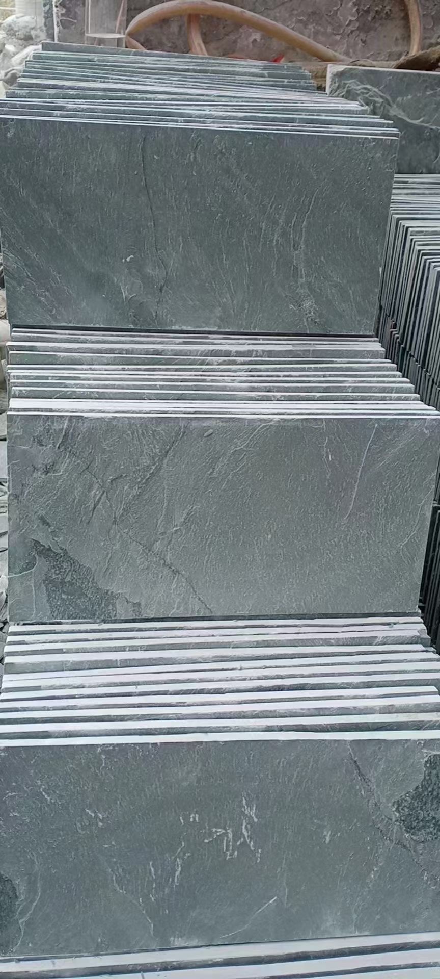 green slate tile