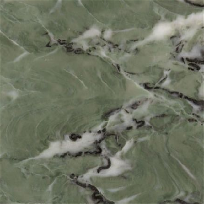 Marmor mit grüner Welle