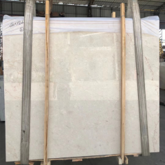 Light beige  marble slabs 15mm thickness
