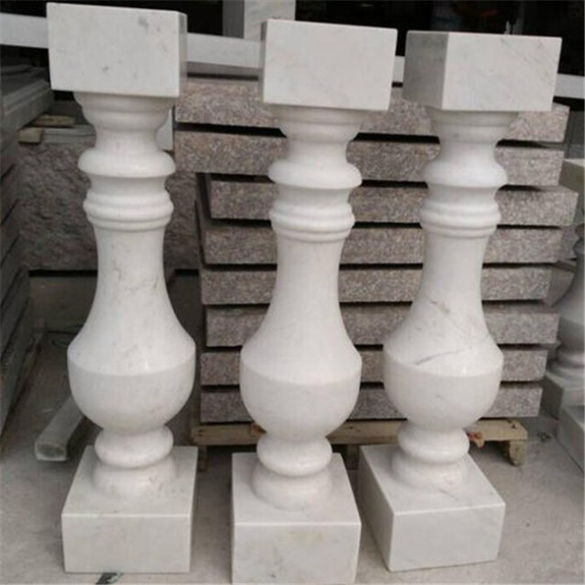 Balustres d'escalier en pierre de marbre poli